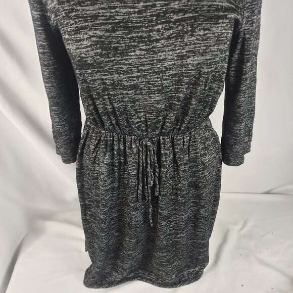 12pm by Mon Ami Womens 3/4 Sleeve Pullover Top Black Long Tail Sz Large - Picture 3 of 9